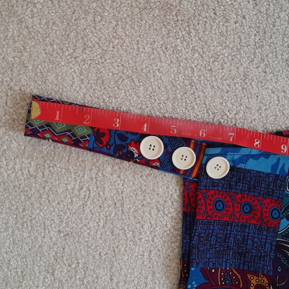 Colorful Patchwork Patterned Jumpsuit - image 7